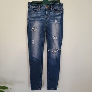 American Eagle Ripped Skinny Jeans